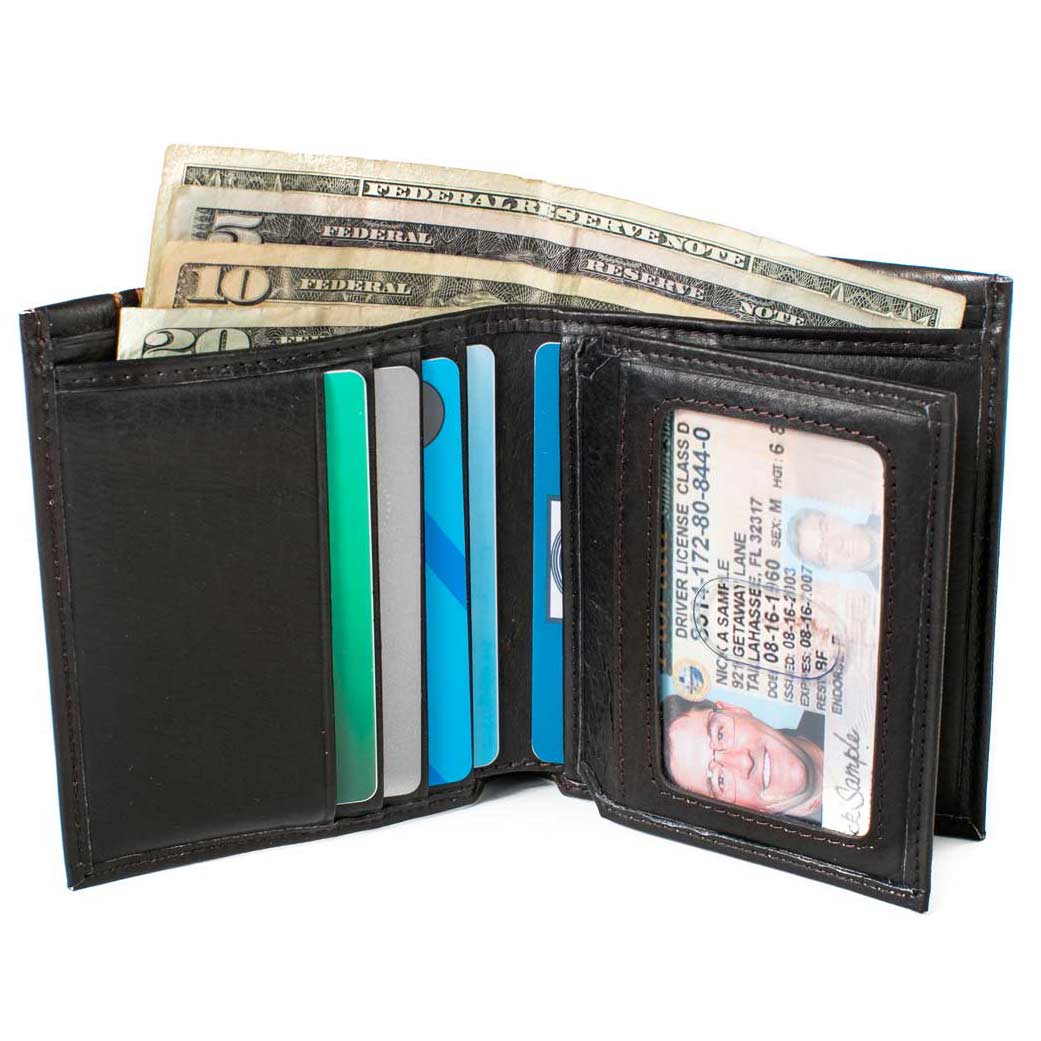 ID Stronghold RFID Blocking Leather Wallet