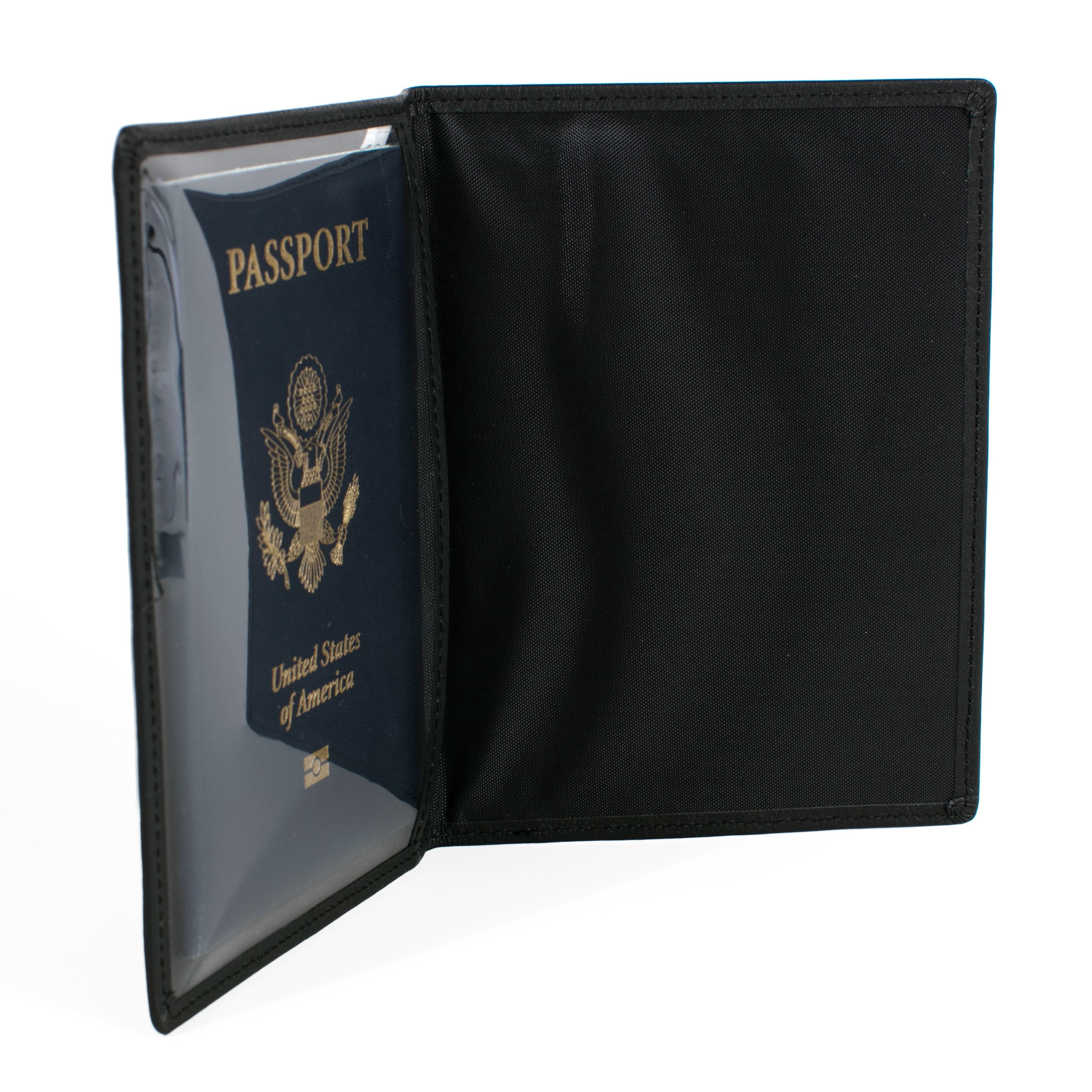 Passport Holder Cover Wallet RFID Blocking Leather Card Case