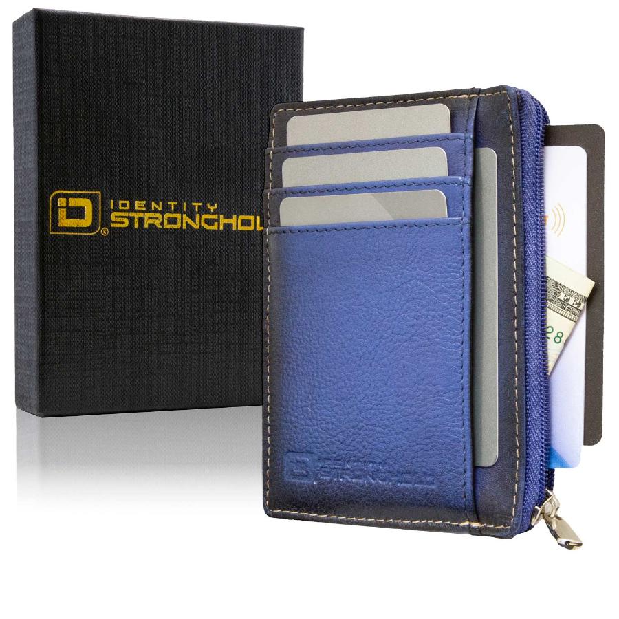 RFID Secure Ultimate Mini Wallet - Royal Blue - IDSH7004 - rylblu