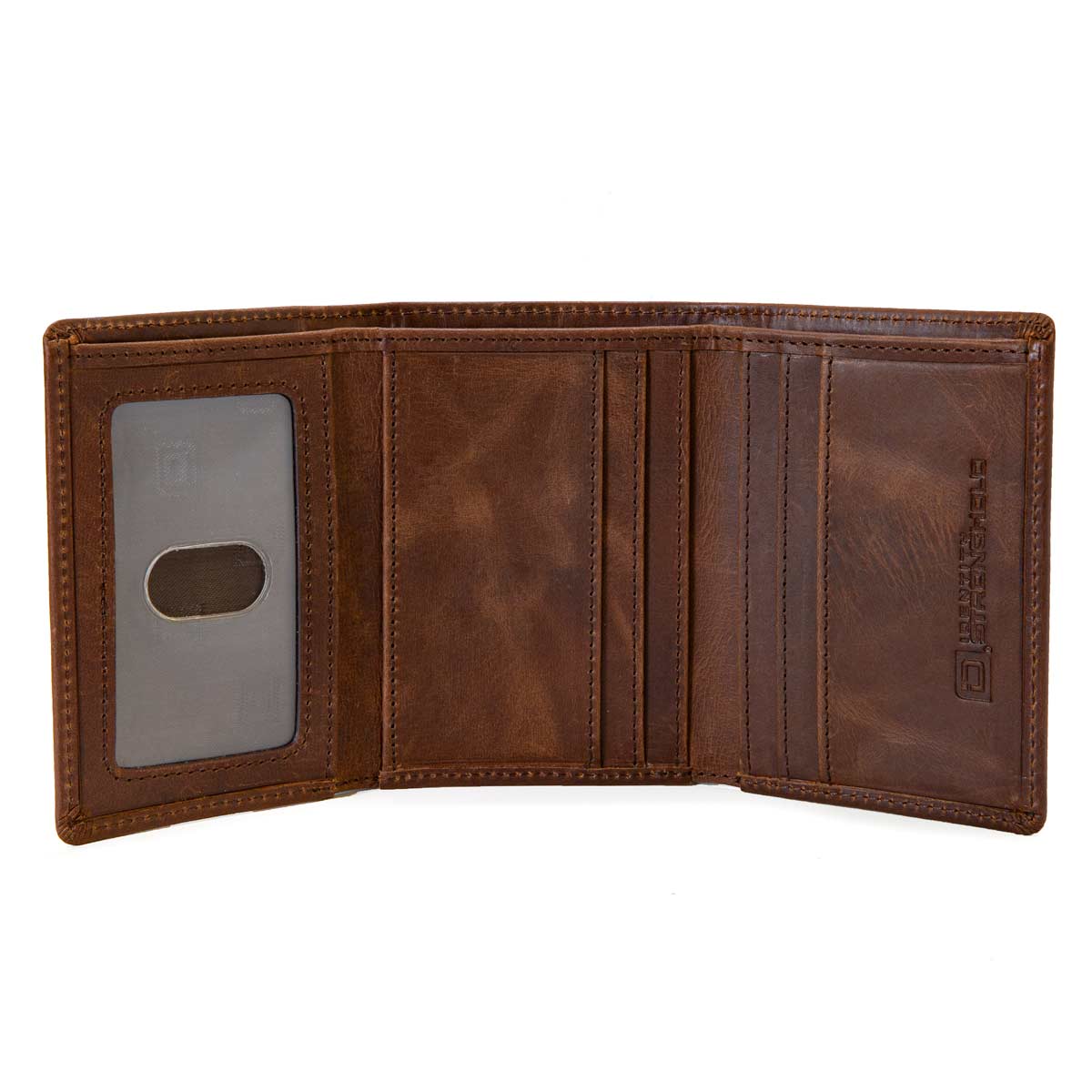Leather Trifold Wallet for Men