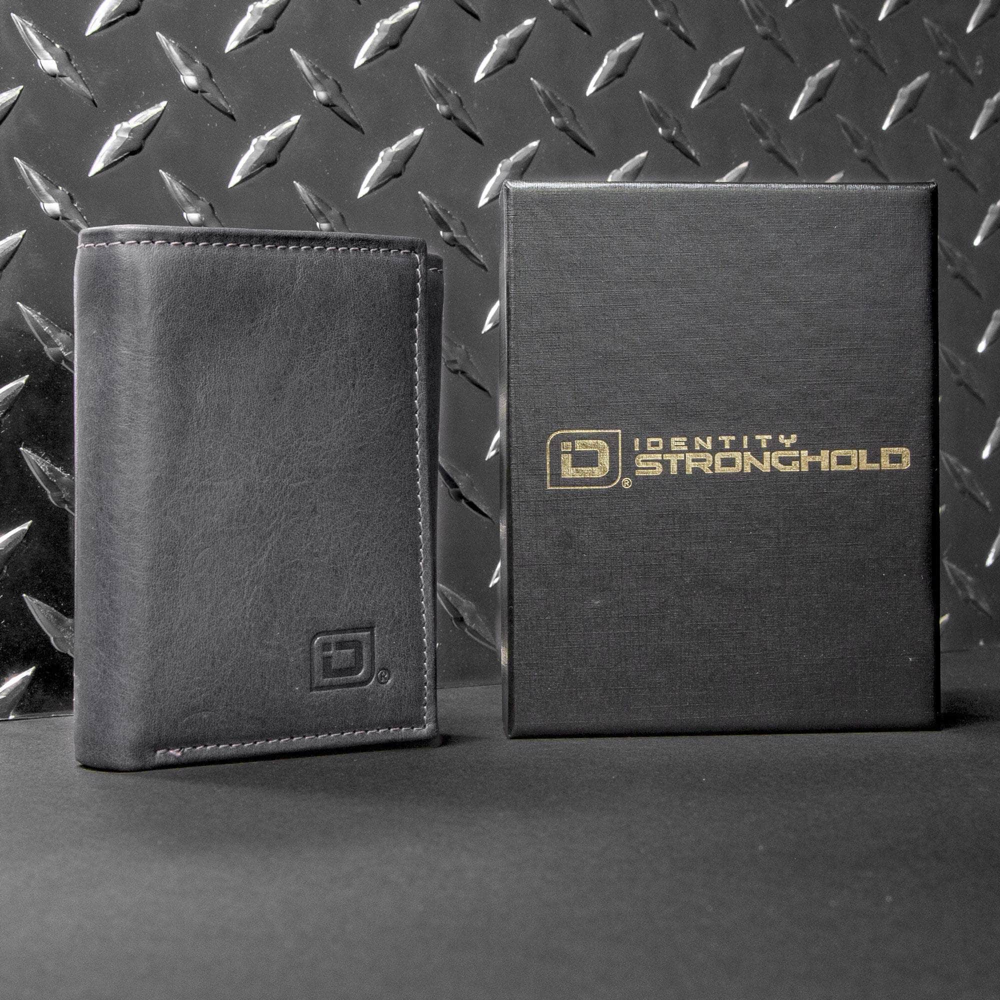 ID Stronghold  Men's Stonewashed RFID Wallet