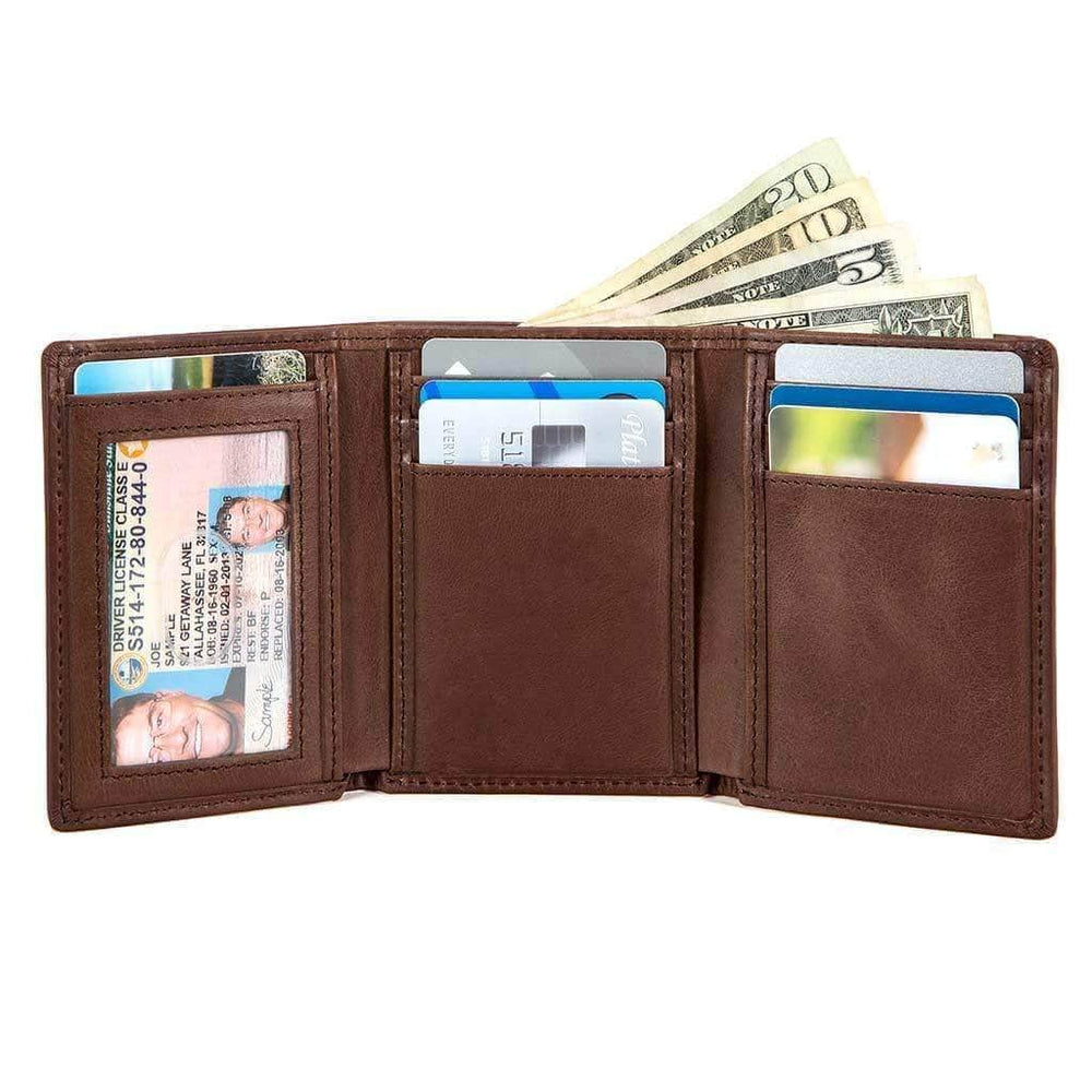 ID Stronghold | Men's RFID Wallet 8 Slot Trifold Classic