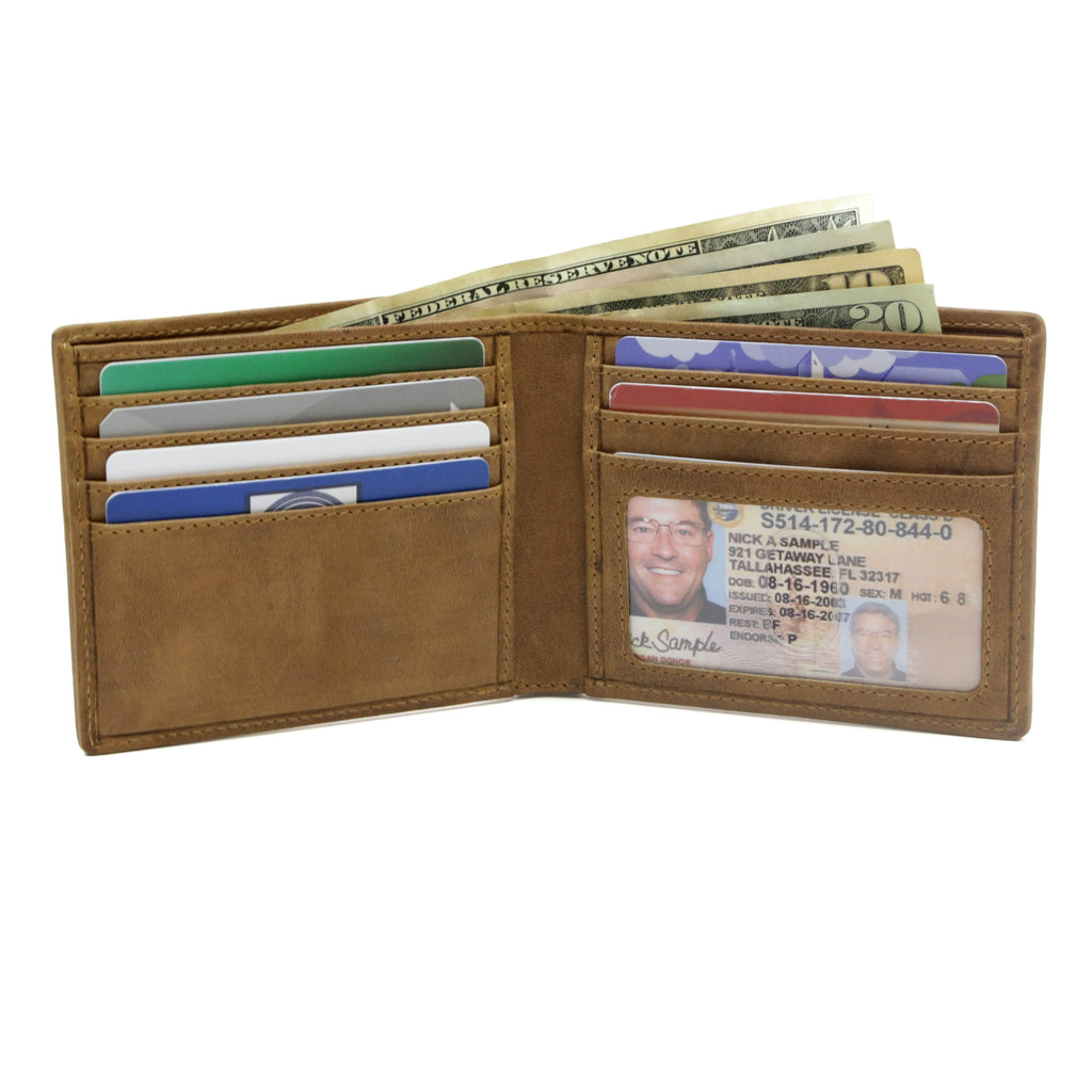 ID Stronghold | Men's RFID Wallet Slim 7 Slot Bi-Fold With ID